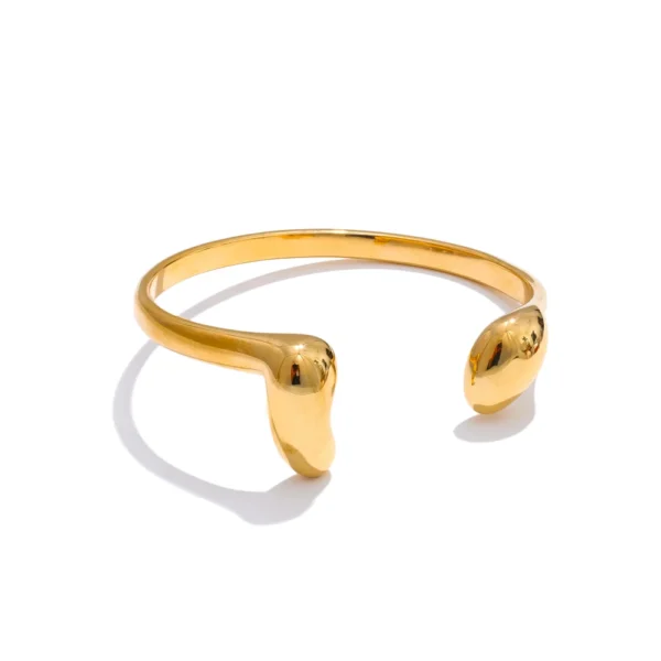 Brazalete Eternal Melt Acero Baño Oro