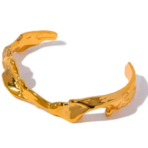 H673132043a424af28ce69373584599c0s.webp Brazalete Eternal Flare Acero Baño Oro