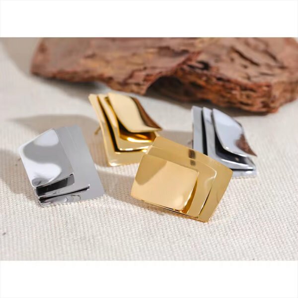 Pendientes Eternal Layer Acero