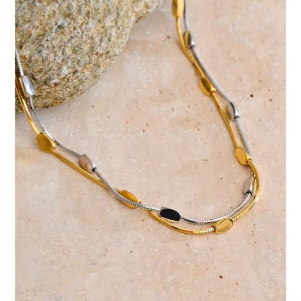 Collar Aura Capsules Acero