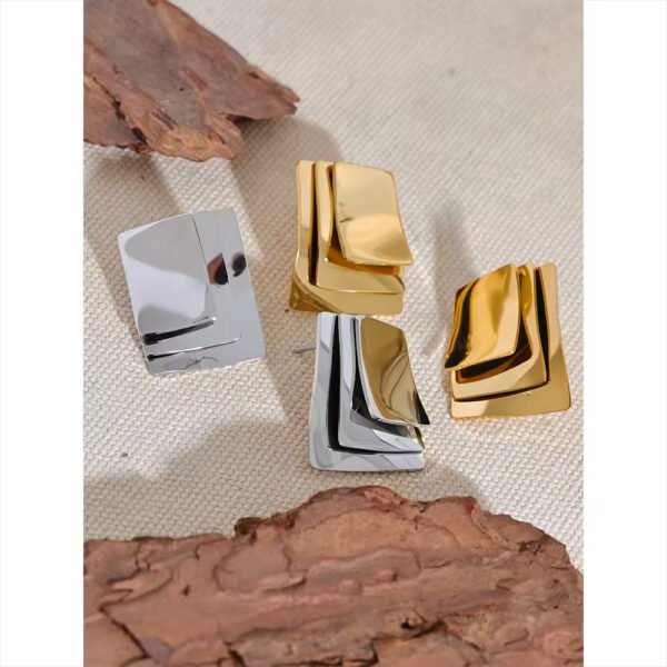 Pendientes Eternal Layer Acero