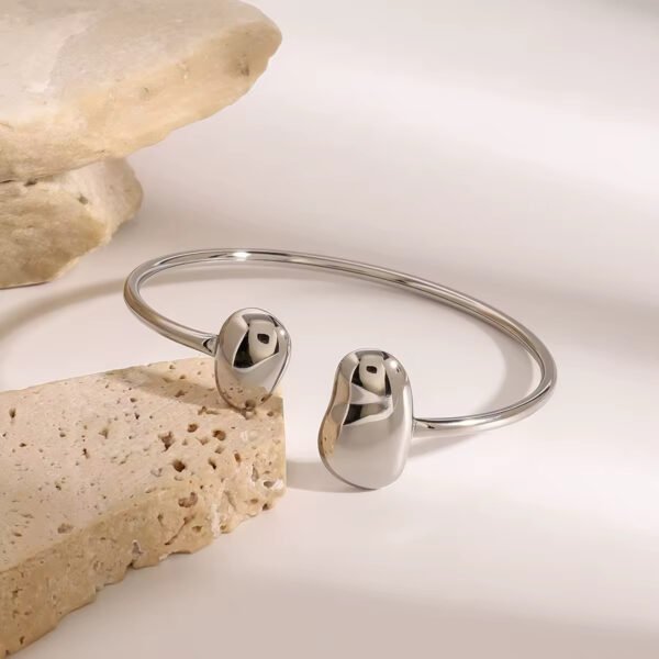 Brazalete Droplets Acero